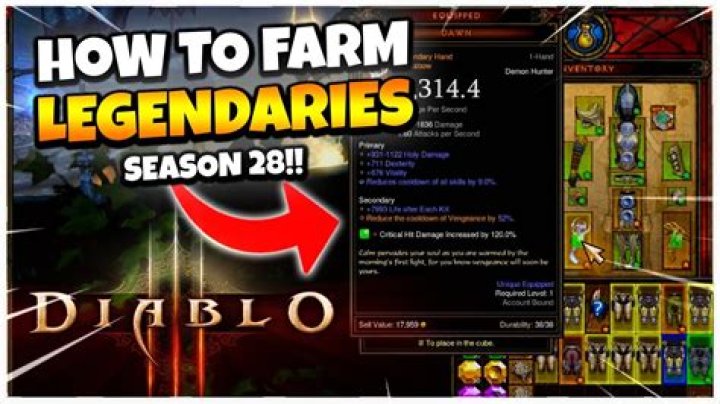 Diablo 3 how to farm legendaries