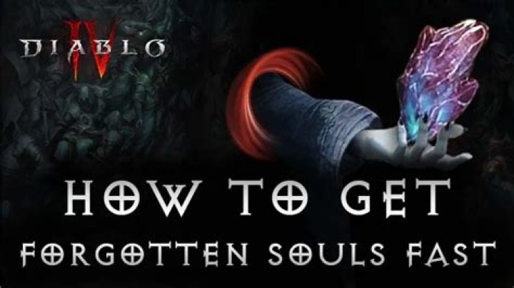 Diablo 3 how to get forgotten souls