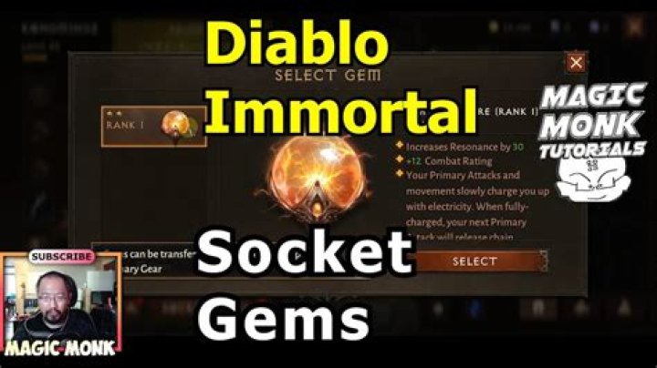 Diablo 3 how to socket gems