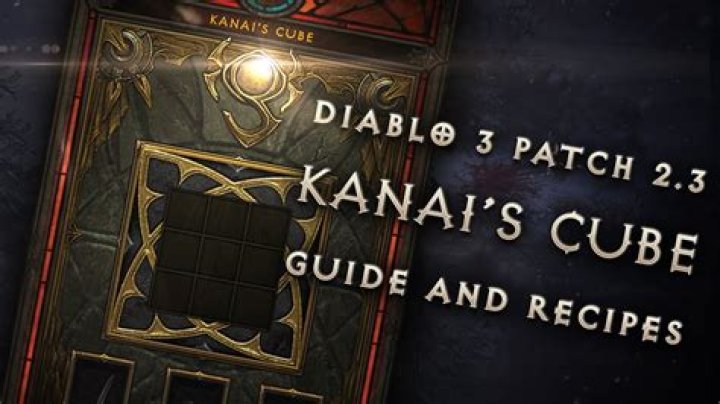 Diablo 3 kanai cube how to use