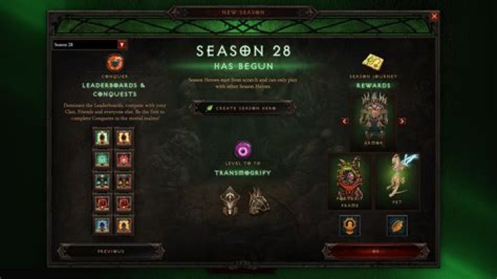 Diablo 3 what happens at end of season
