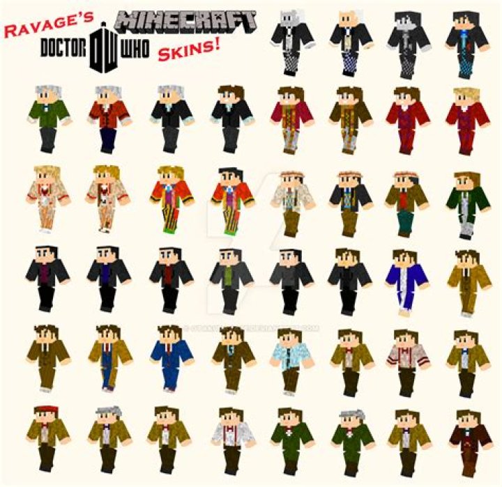 Dr who minecraft skins