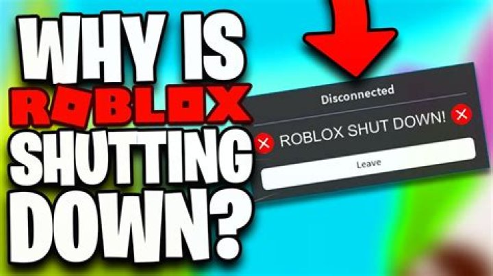 Google why is roblox shut down