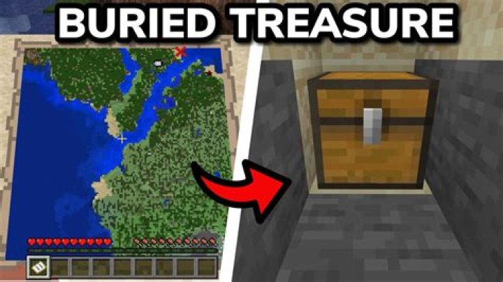 How deep can buried treasure be in minecraft