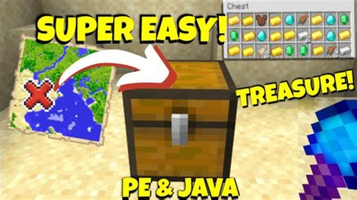 How deep is a treasure chest in minecraft