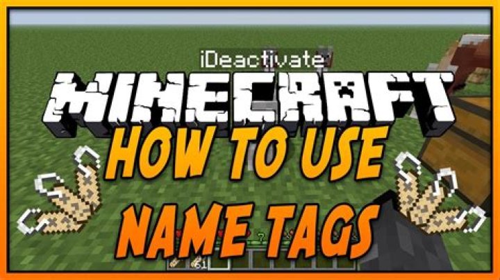 How do i use name tags in minecraft