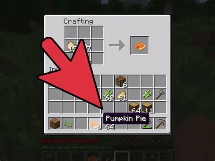 How do u make pumpkin pie in minecraft