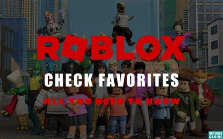 How do you check your favorites on roblox
