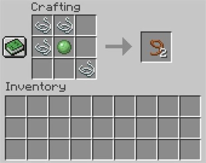 How do you craft a lead in minecraft