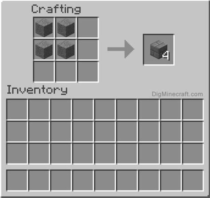 How do you craft stone bricks in minecraft