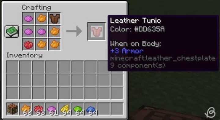 How do you dye leather armor in minecraft