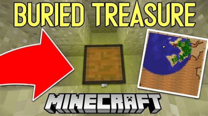 How do you find buried treasure in minecraft