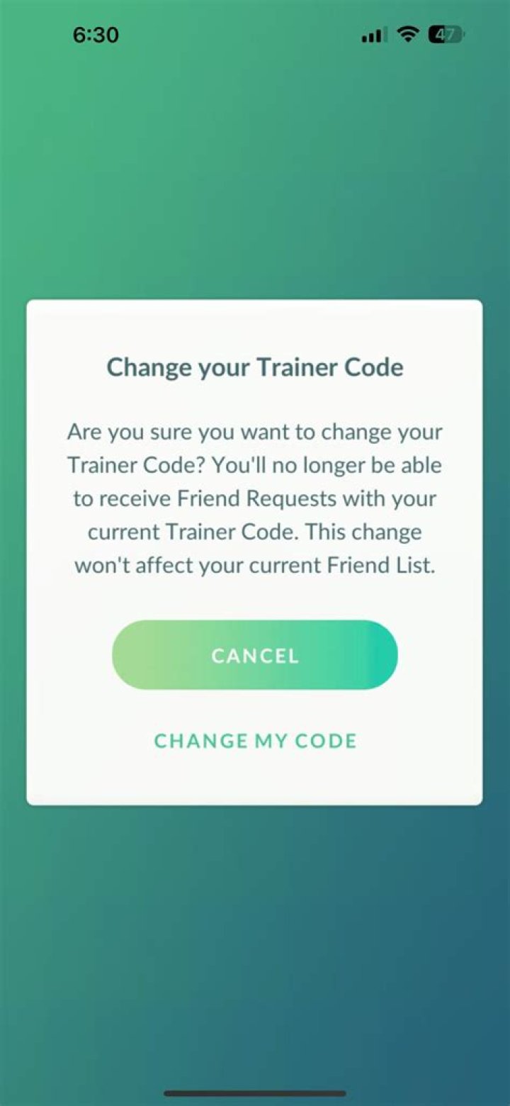 How do you find your trainer code in pokemon go