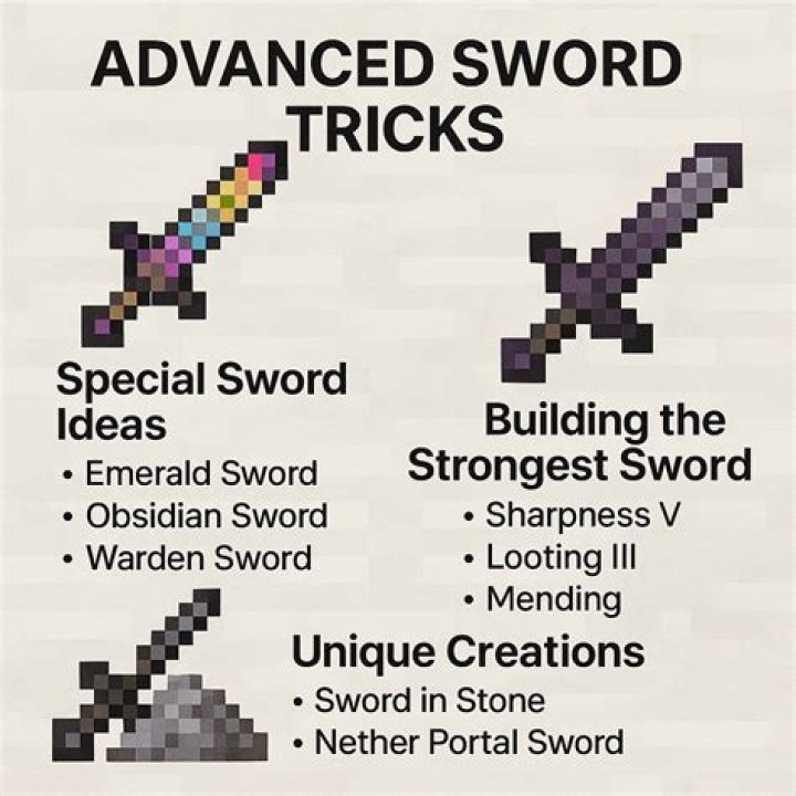 How do you get a sword in minecraft