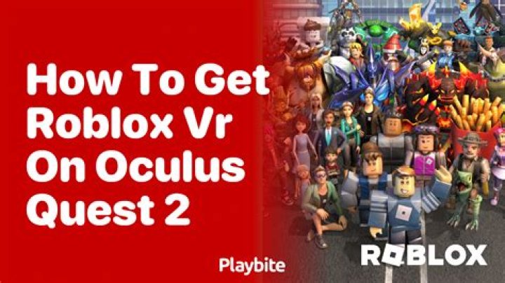 How do you get roblox vr on oculus quest 2