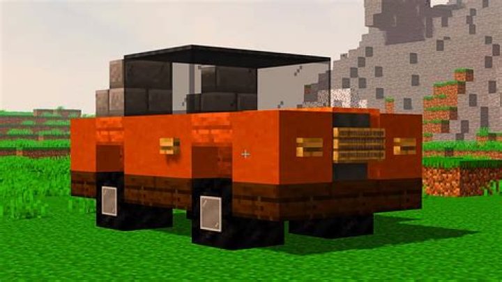 How do you make a car in minecraft