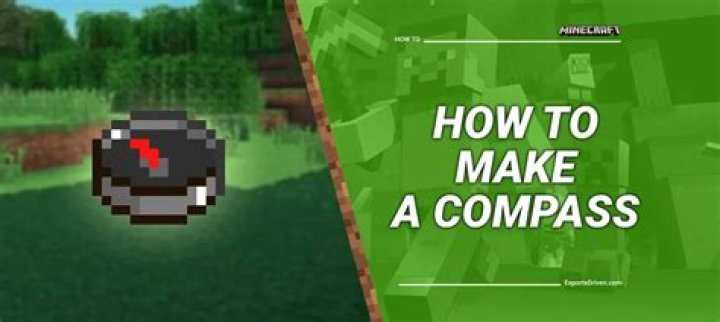 How do you make a compass in minecraft