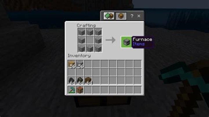 How do you make a furnace in minecraft