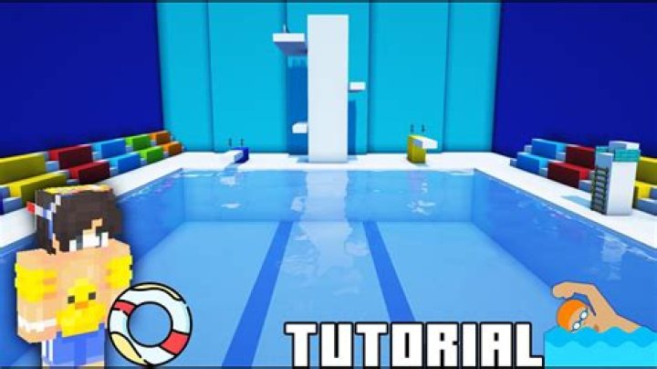 How do you make a pool in minecraft
