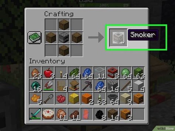How do you make a smoker in minecraft