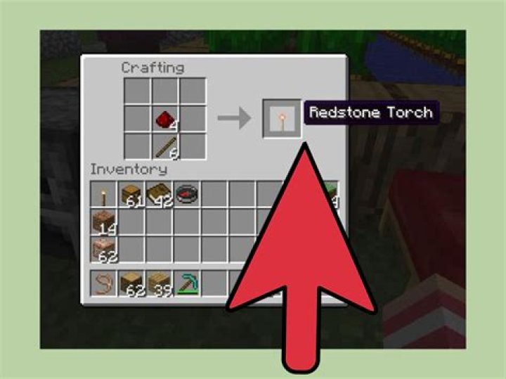 How do you make a torch in minecraft