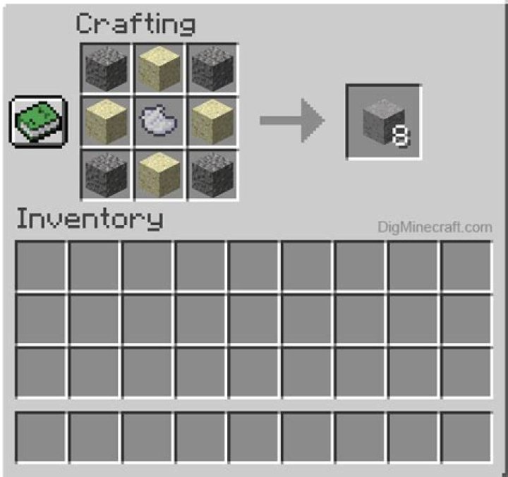How do you make gray concrete in minecraft