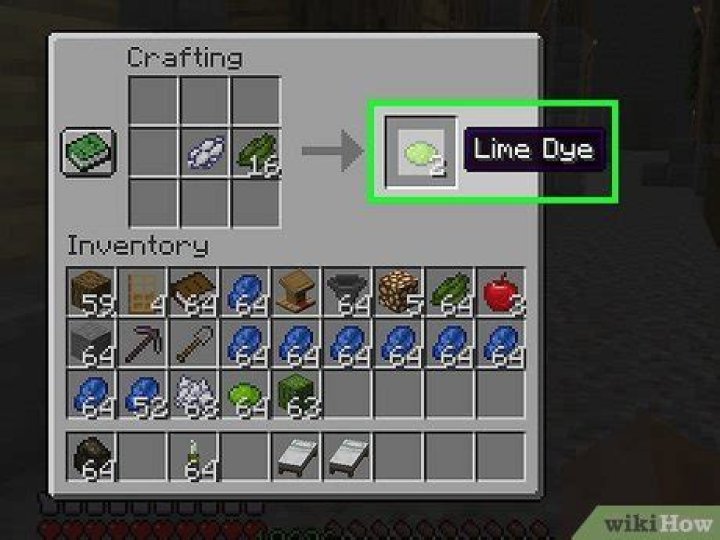 How do you make green dye in minecraft
