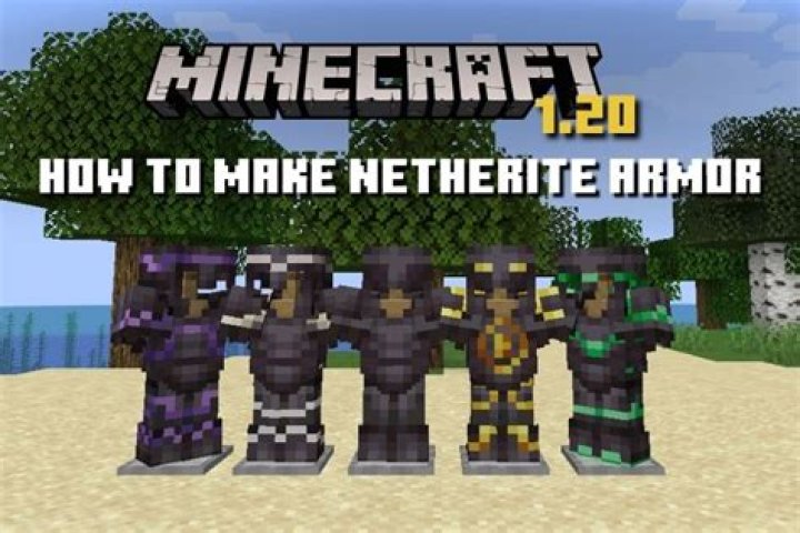 How do you make netherite armor in minecraft
