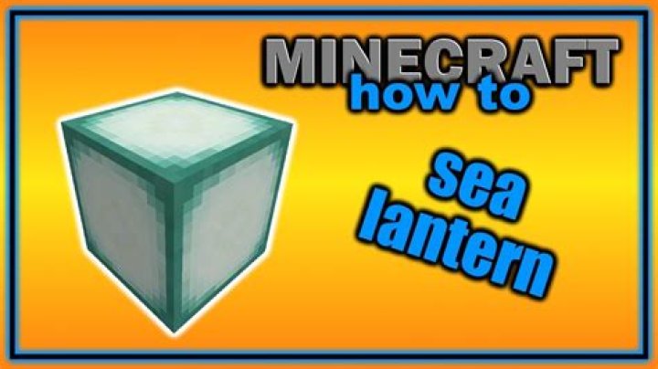 How do you make sea lanterns in minecraft