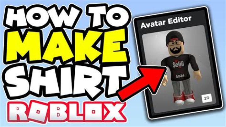 How do you make shirts in roblox