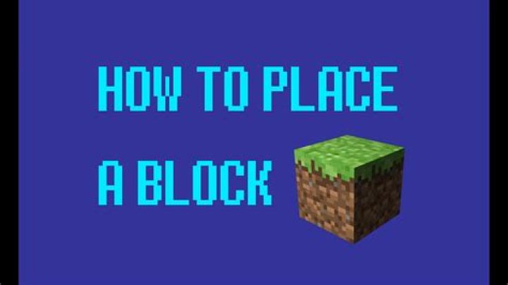 How do you place blocks in minecraft classic