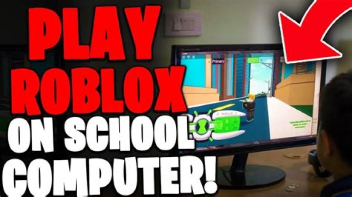 How do you play roblox on a school computer