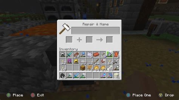 How do you repair a trident in minecraft