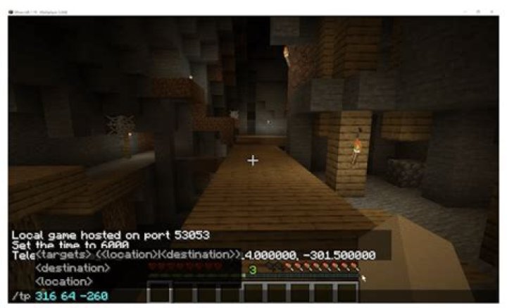 How do you tp in minecraft