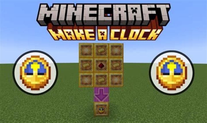How do you use a clock in minecraft