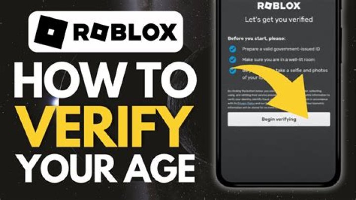 How do you verify your age on roblox