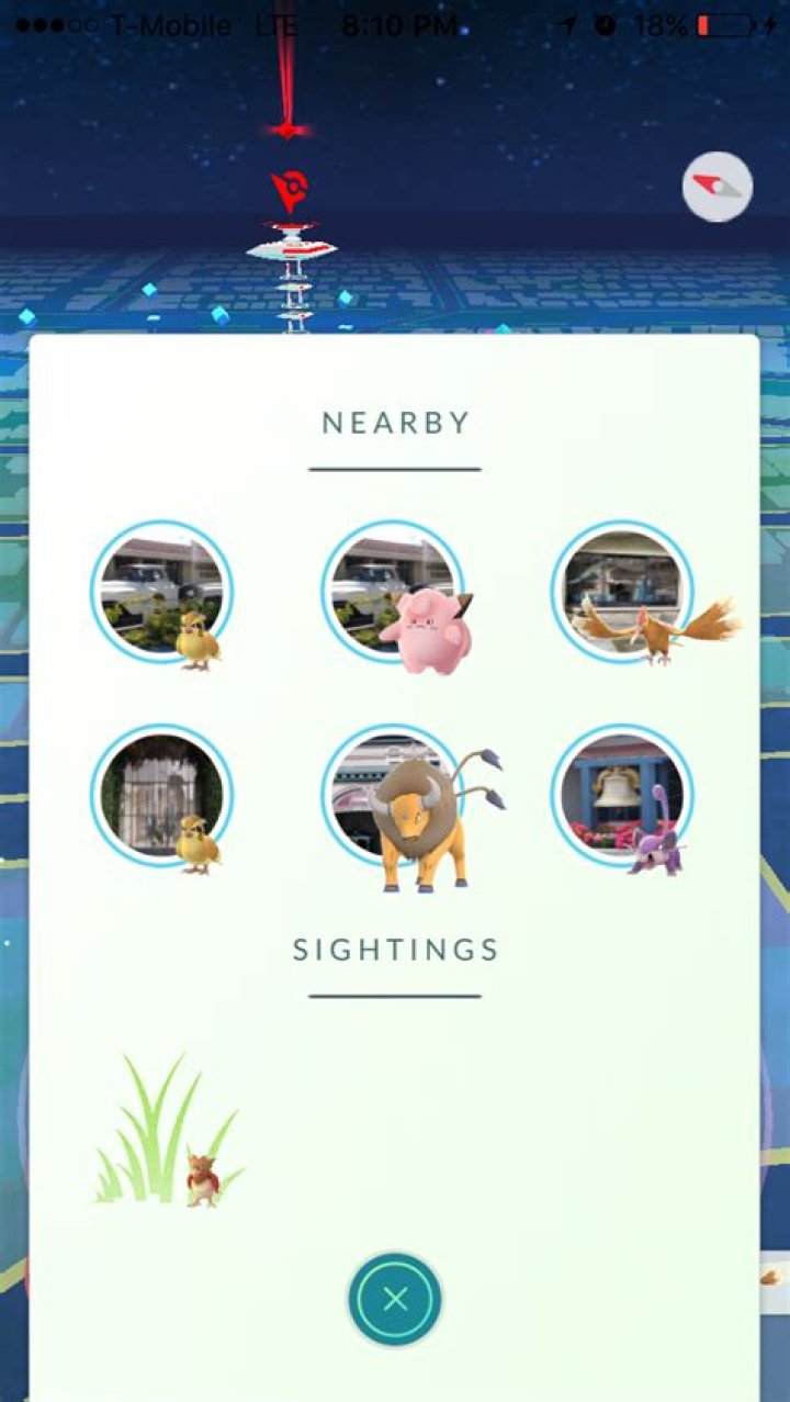 How does the pokemon go tracker work