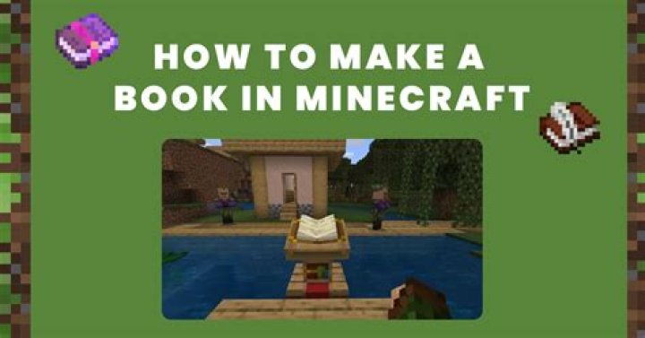 How make book minecraft