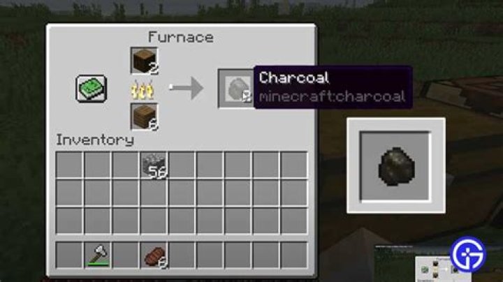 How make charcoal minecraft