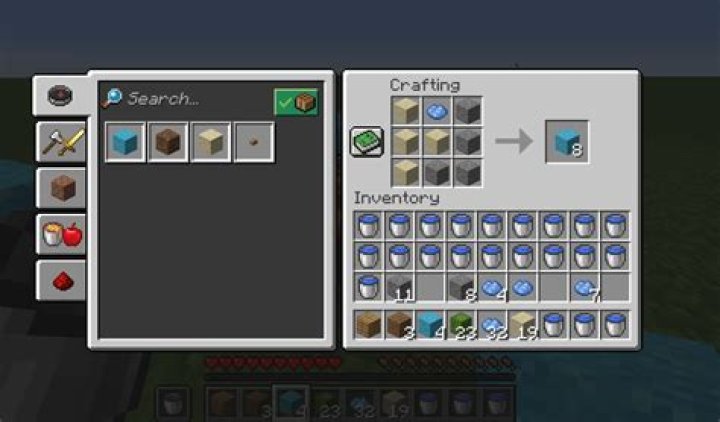 How make concrete minecraft