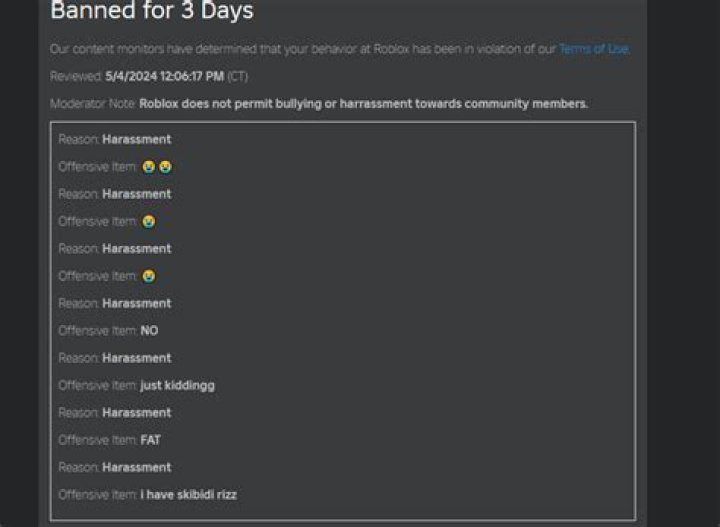 How many bans until permanent roblox
