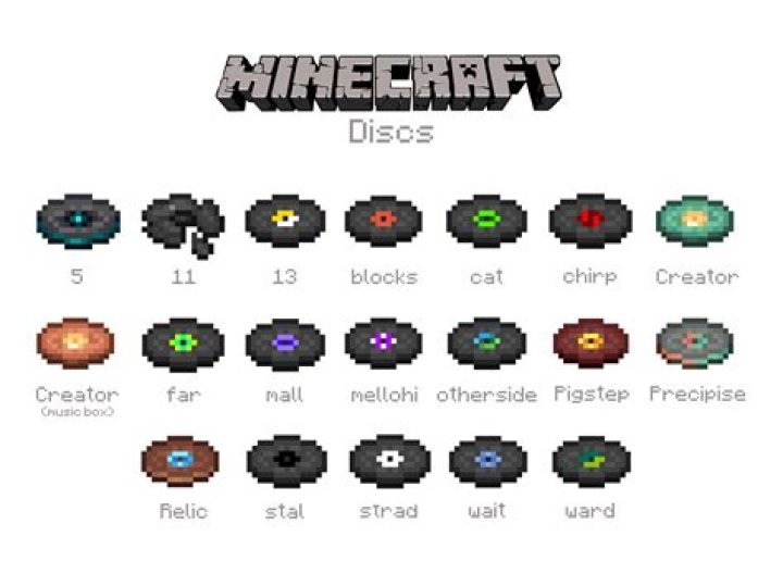 How many discs are in minecraft