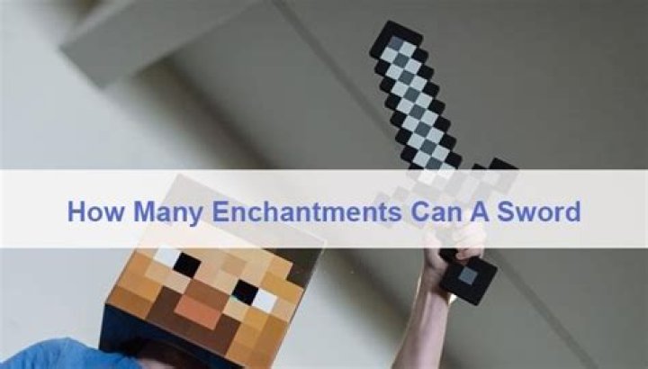 How many enchantments can a sword have minecraft