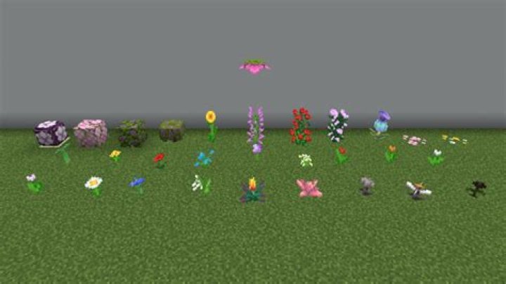 How many flowers are in minecraft