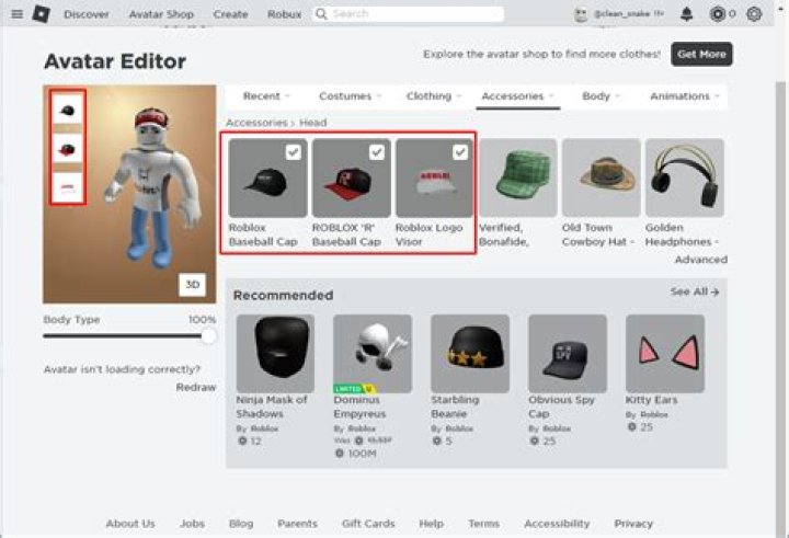 How many hats can you wear in roblox at once
