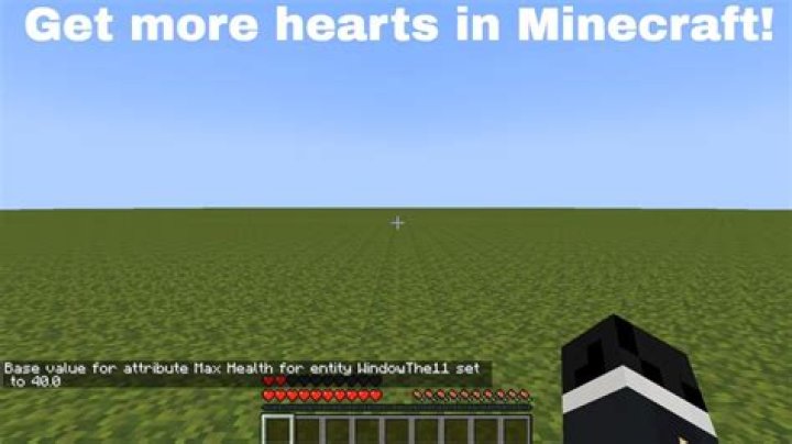 How many hearts do you have in minecraft