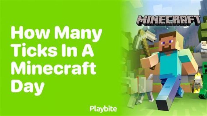 How many ticks are in a minecraft day