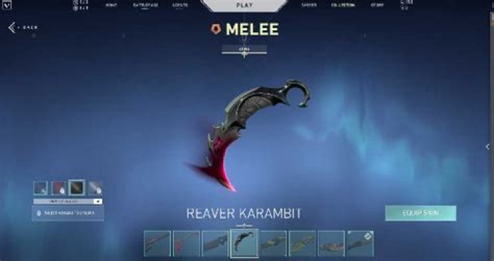 How much is the rgx knife valorant