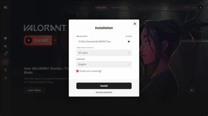 How much storage does valorant take up