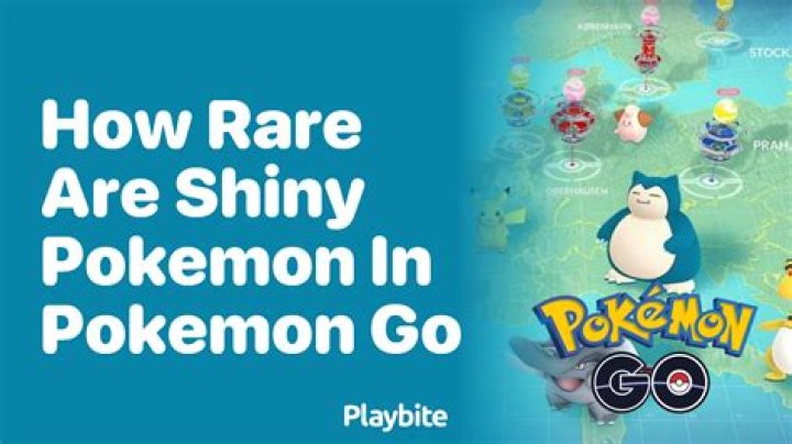 How rare are shiny pokemon in pokemon go